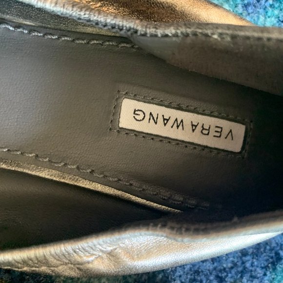 Vera Wang Lanelle Silver Jewel Comfortable Flats - Picture 5 of 8